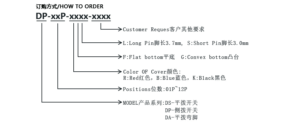 側(cè)撥開關(guān)系列（DP series）